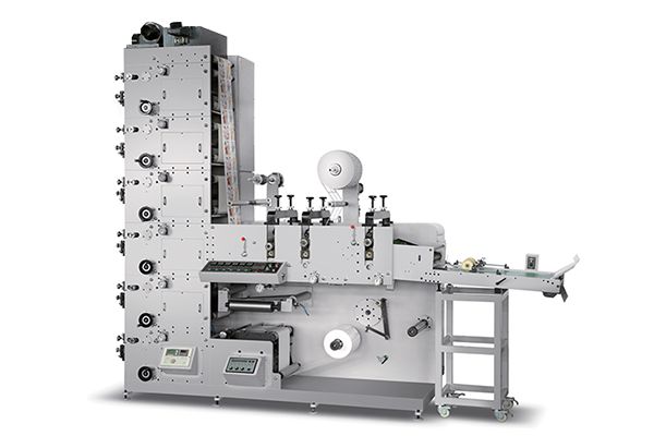 Flexo Printing Machine with Tripe Rotary Die Cutting Stations, ZBS-450G