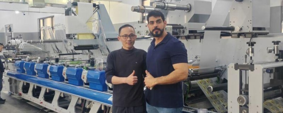 ZJR-450G 8-Color Flexographic Press Installation for Al Sabagh, Iraq